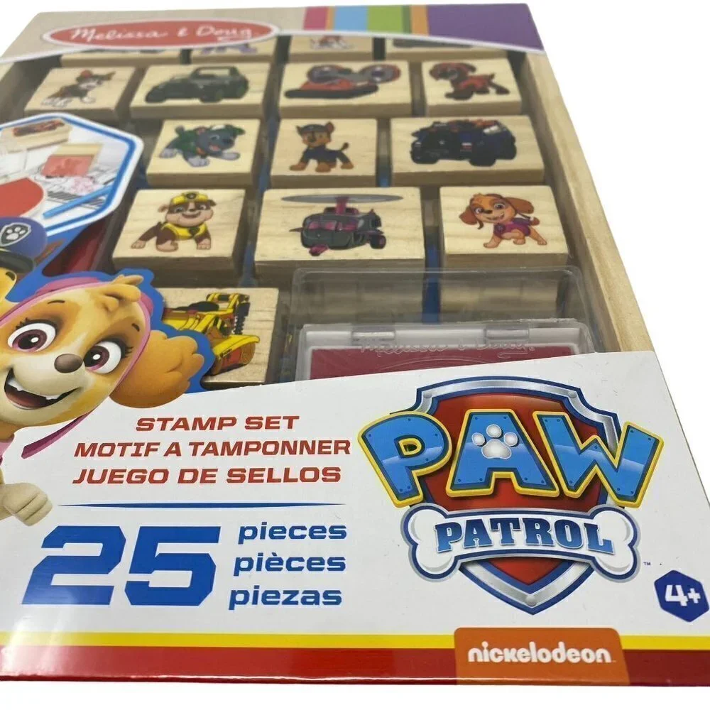 Melissa & Doug PAW Patrol Wooden Activity Stamp Set
